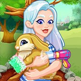 Crystal Adopts a Bunny