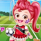 Baby Hazel Football Player Dressup