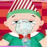 Baby Santa Flu Doctor