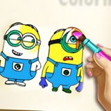 Yellow Monsters Coloring Book