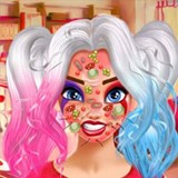 Harley Quinn Face Care and Make up
